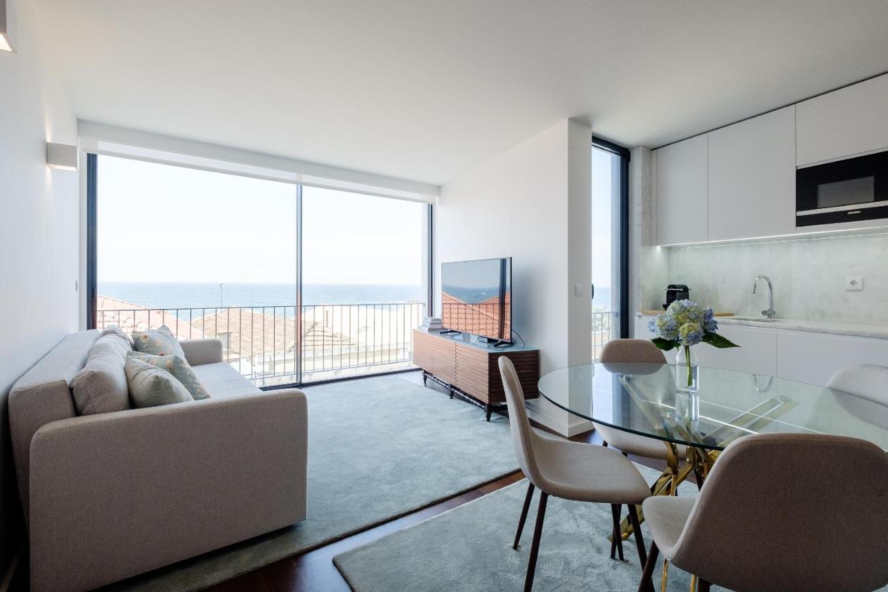 Boutique Rentals- Bliss By The Sea Apt- Ocean Views In Foz Beach بورتو المظهر الخارجي الصورة